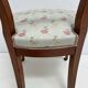 Chaises capitonnées Louis-Philippe en noyer
