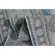 1960s Vintage Persian Handmade Wool Cotton Turquoise Area Rug 293x378