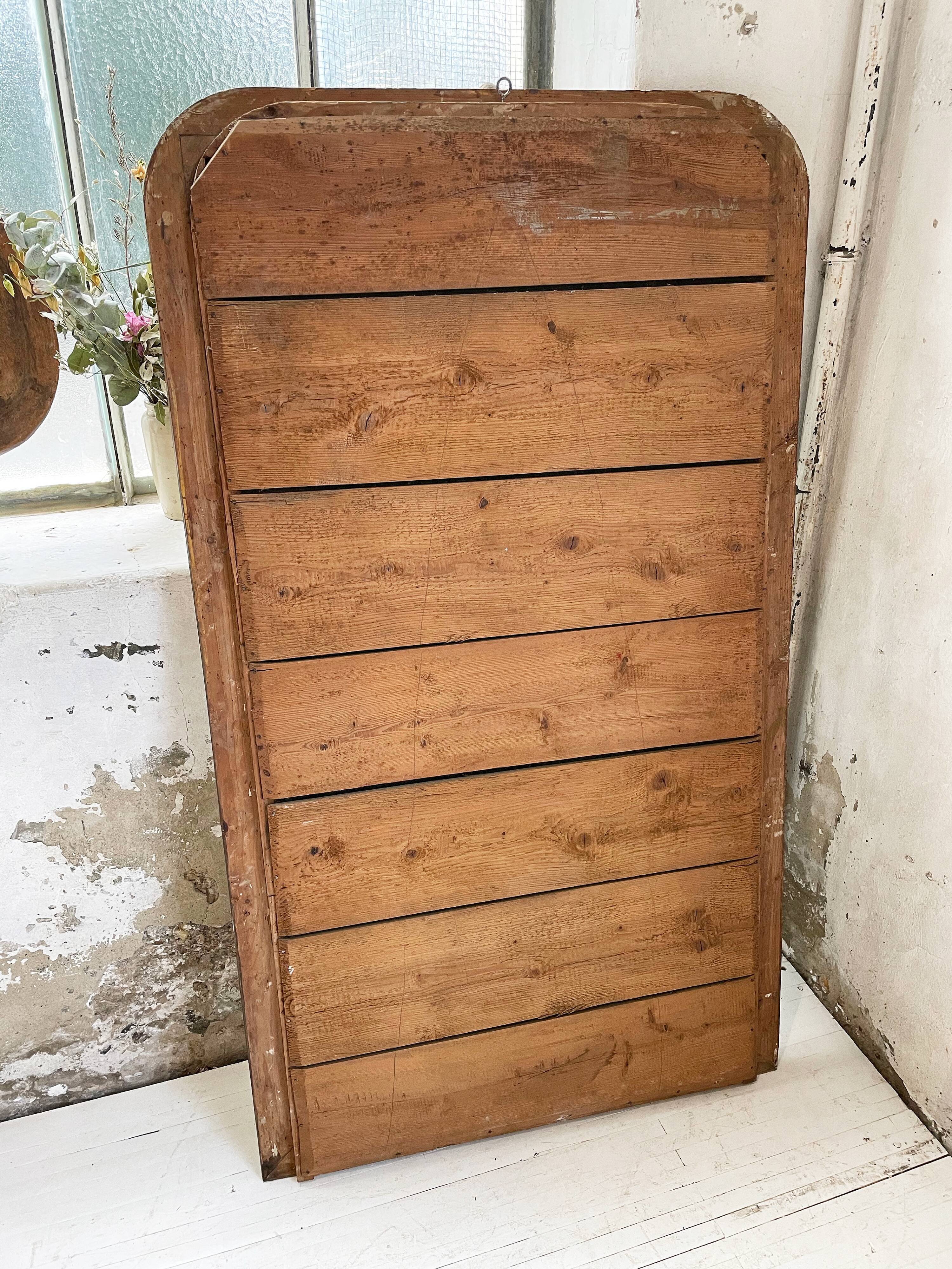 Louis Philippe Flowered Mirror 19th 84x150cm