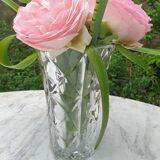 Hexagonal crystal vase from Arques
