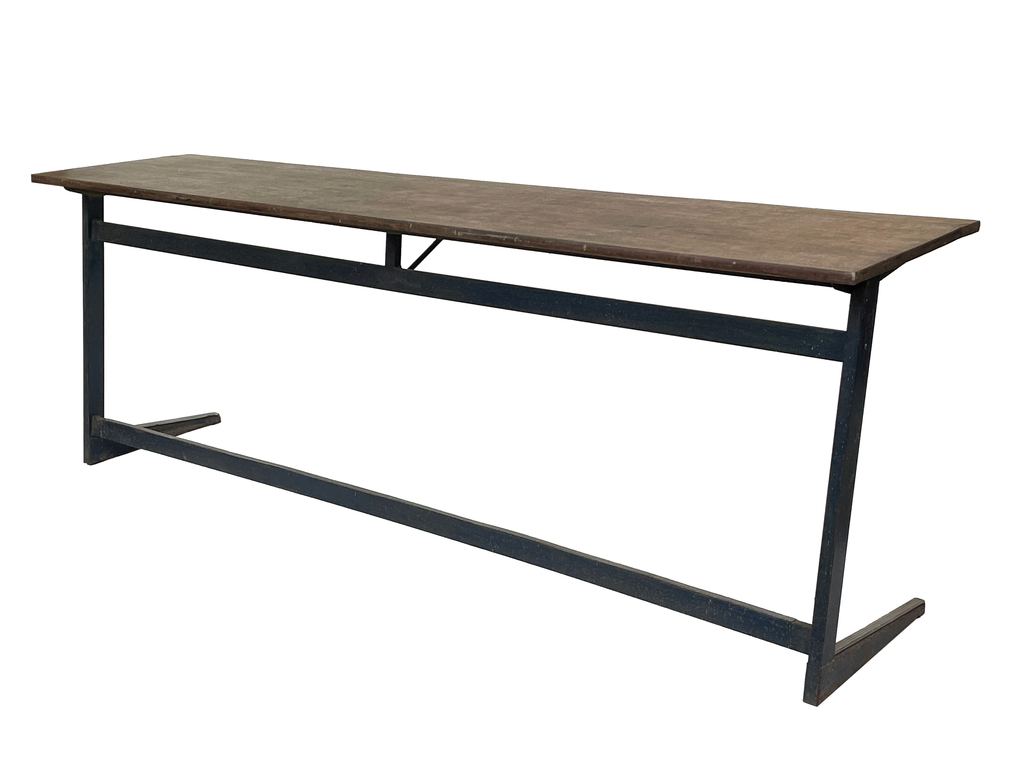 Industrial desk xxl 50's design minimalist
