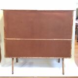 Sideboard of rattan and wood