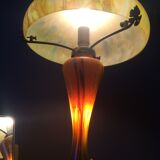 Odeon model mushroom lamp, La Rochère Glassworks France