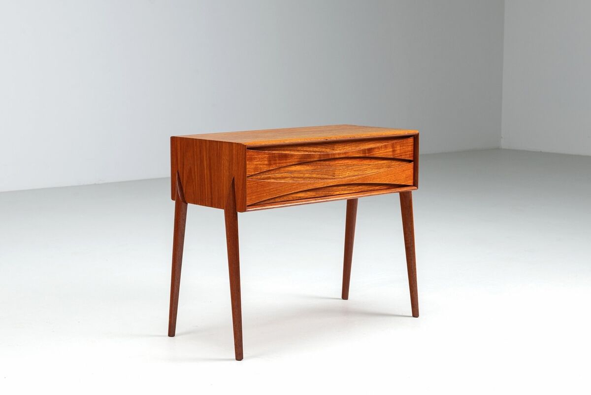 Rimbert Sandholt chest of drawers in teak Atelje Sweden 1960