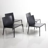 Set of 4 Norma armchairs by Arper