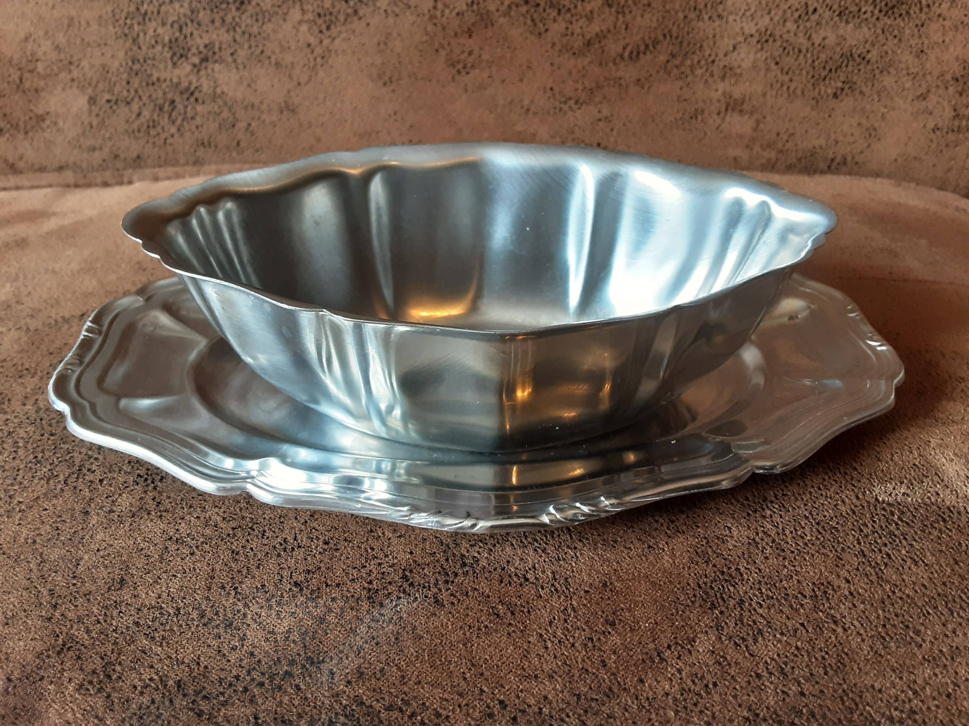 Saucière métal  vintage