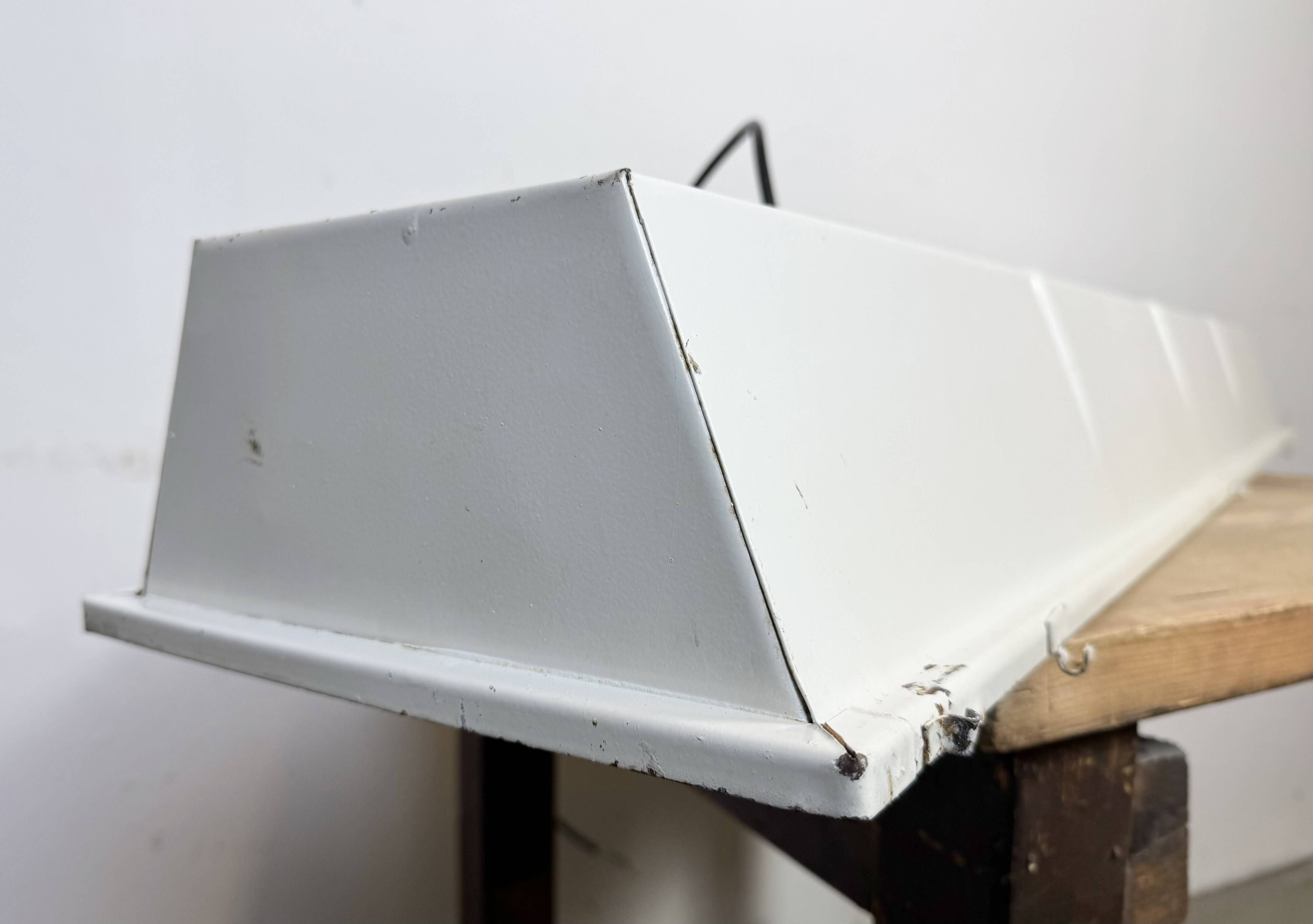 Beige Industrial Hanging Tube Light from Famor , 1970s