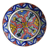Assiette décorative murale peinte à la main Espagne