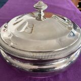 Silver metal tureen