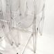 Lot de 4 chaises Ghost Victoria de Philippe Starck pour Kartell