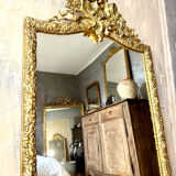 Napoleon III mirror with pediment