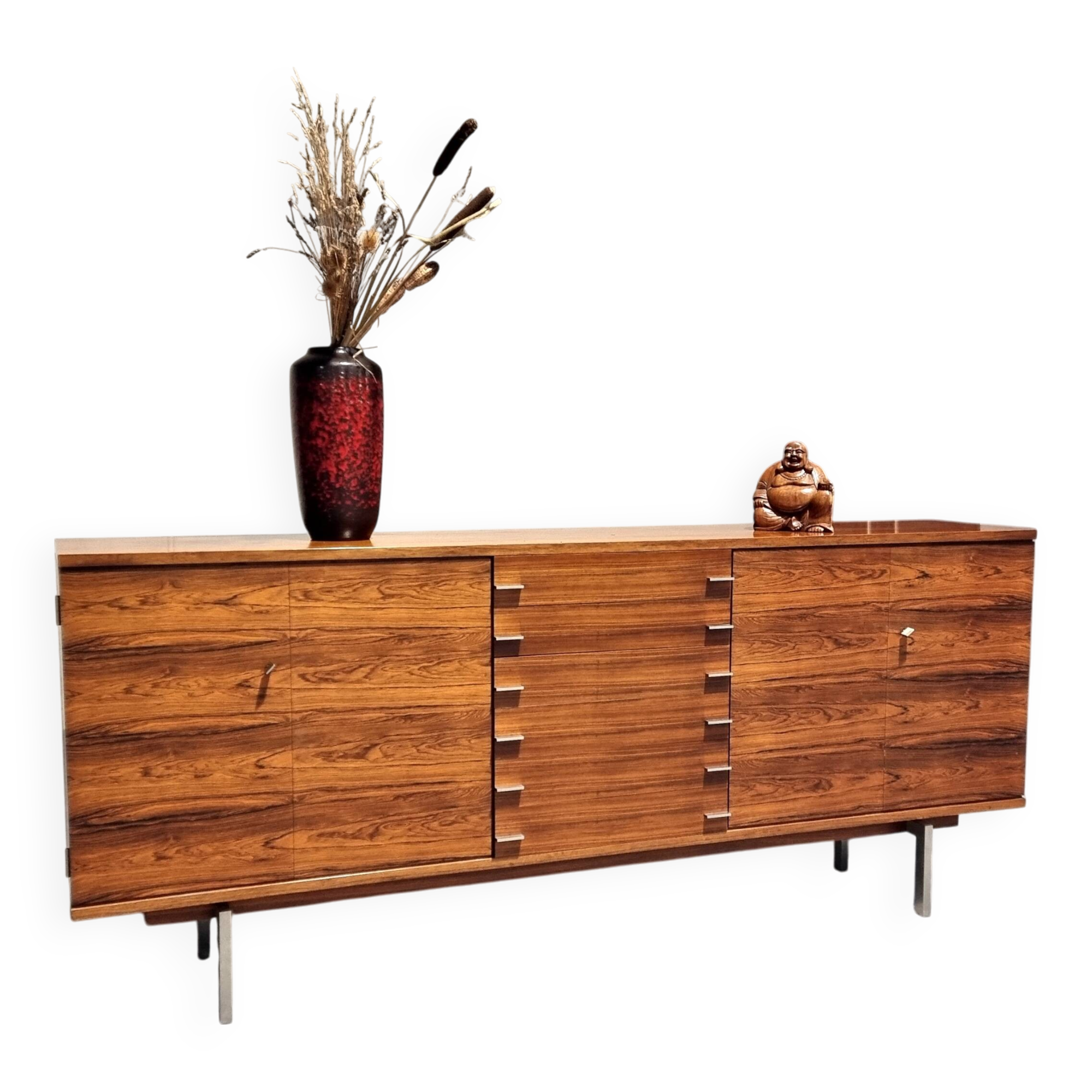 Swiss Form Scandinavian Sideboard in Rosewood from the 60s