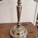 Antique Pair of 3-Light Candelabra Silver-Plated Metal Louis XV Rococo Style