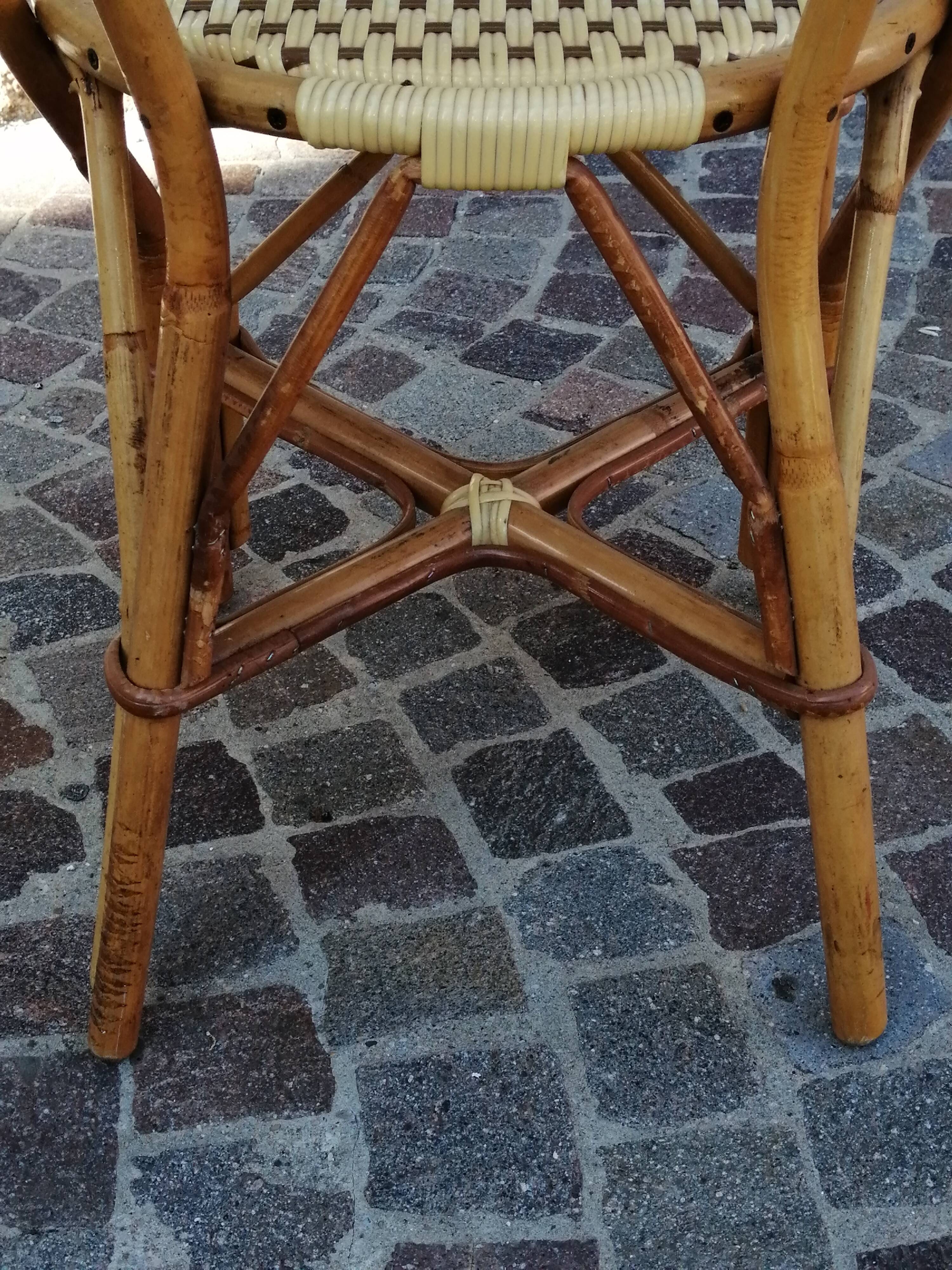 Pair of hardy rattan chairs