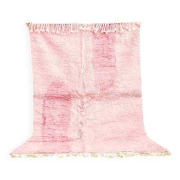 Berber pink wool rug 200cmx300cm