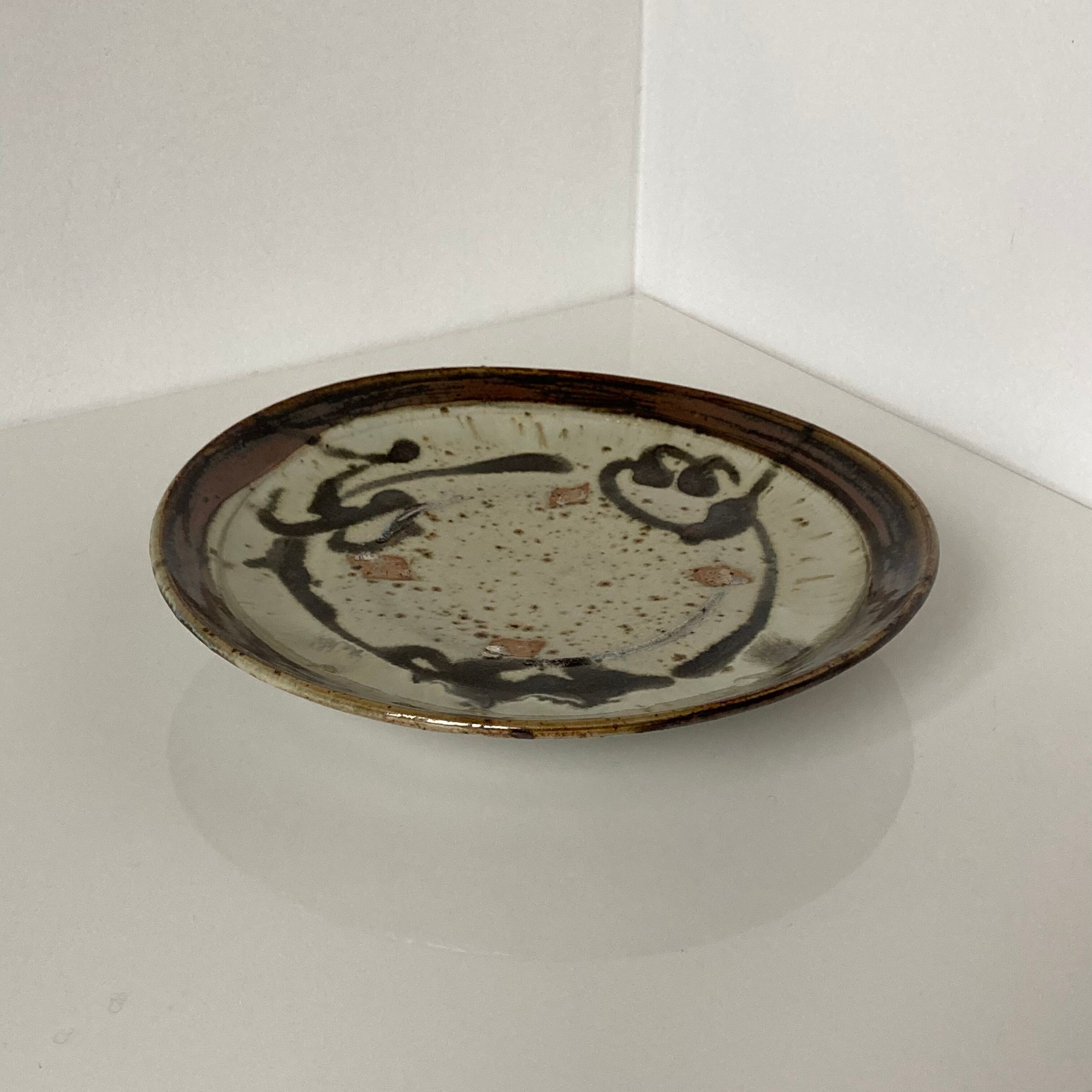 Glazed stoneware cut by La Borne from the Christine Pedley-Steen Kepp workshop circa 1970