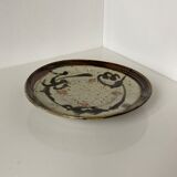 Glazed stoneware cut by La Borne from the Christine Pedley-Steen Kepp workshop circa 1970