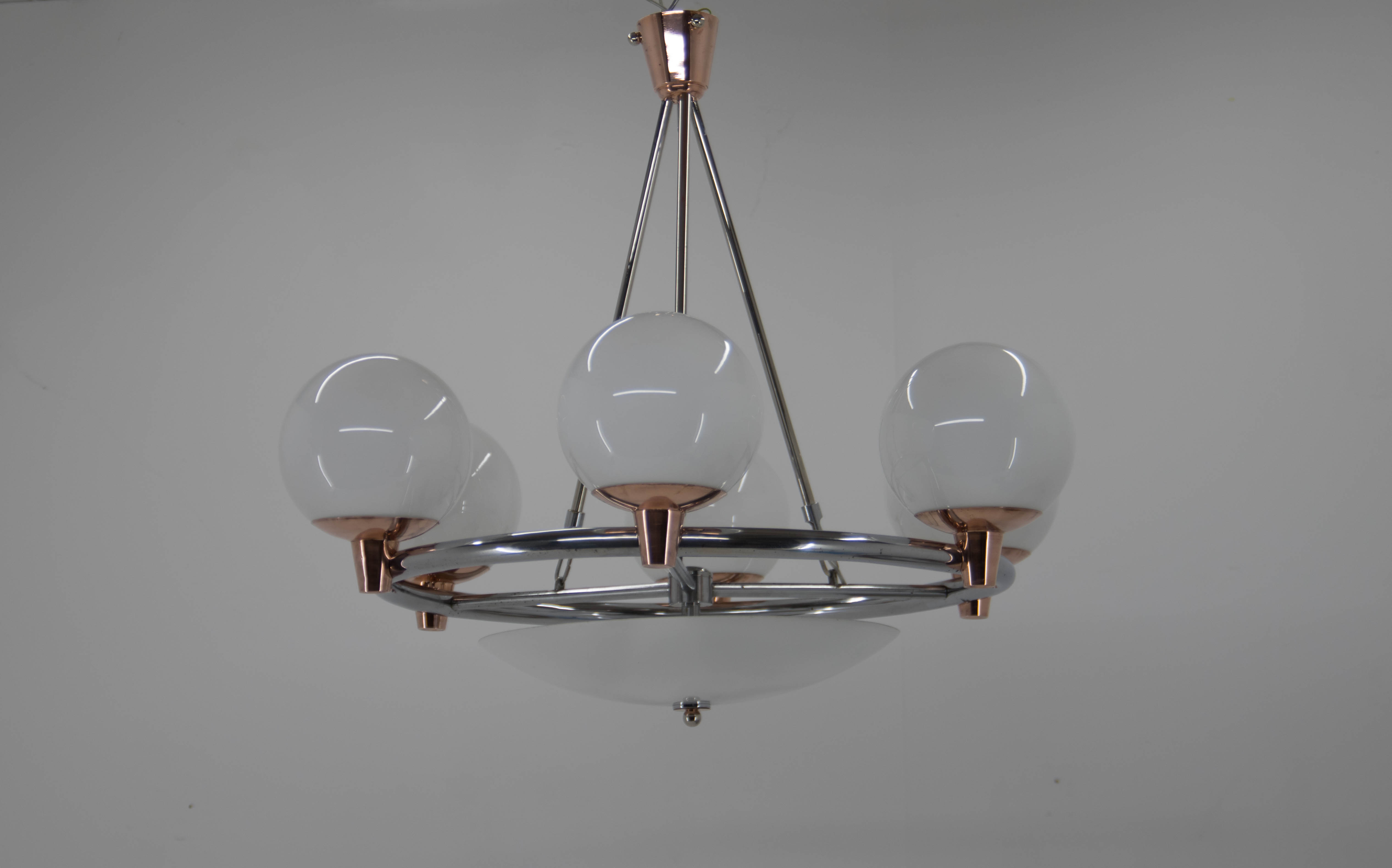 Art deco chandelier, 1930s