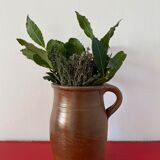Old glazed stoneware pot
