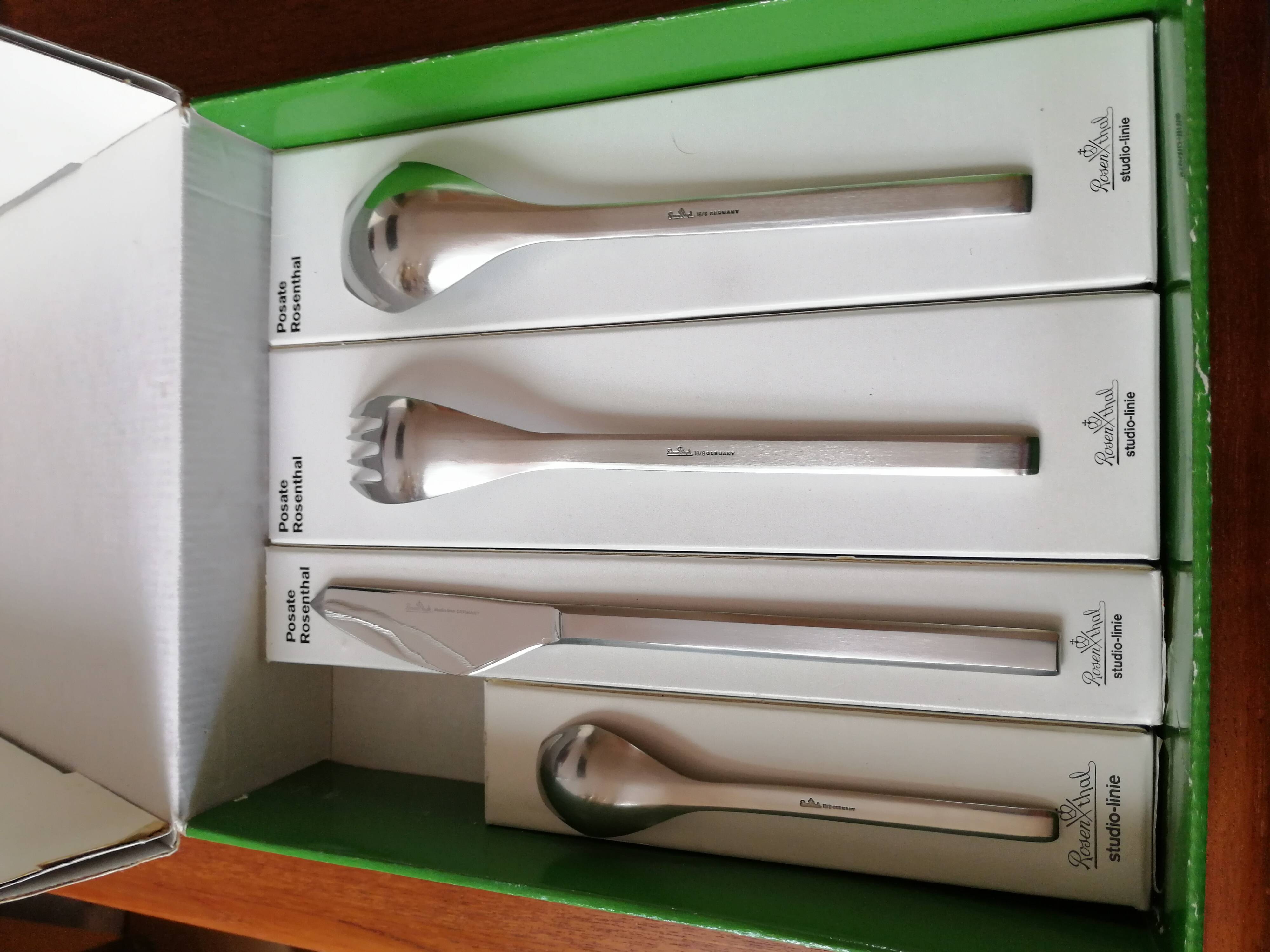 Kontur. Cutlery set 6 pers. Design Helmut Adler for Rosenthal 1954