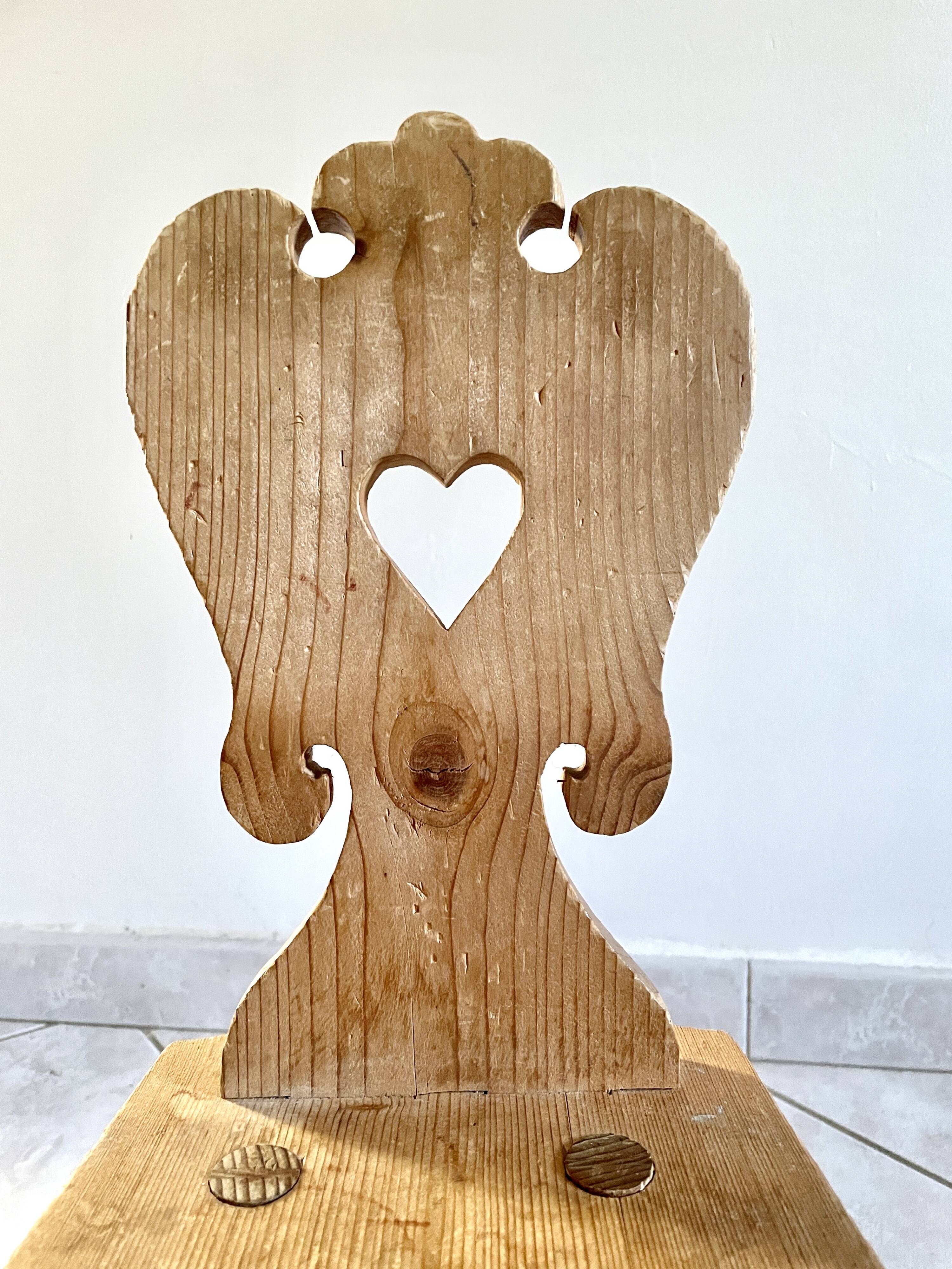 Rustic children's chair