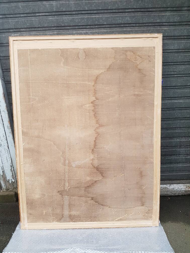 Golden mirror in louis xv style