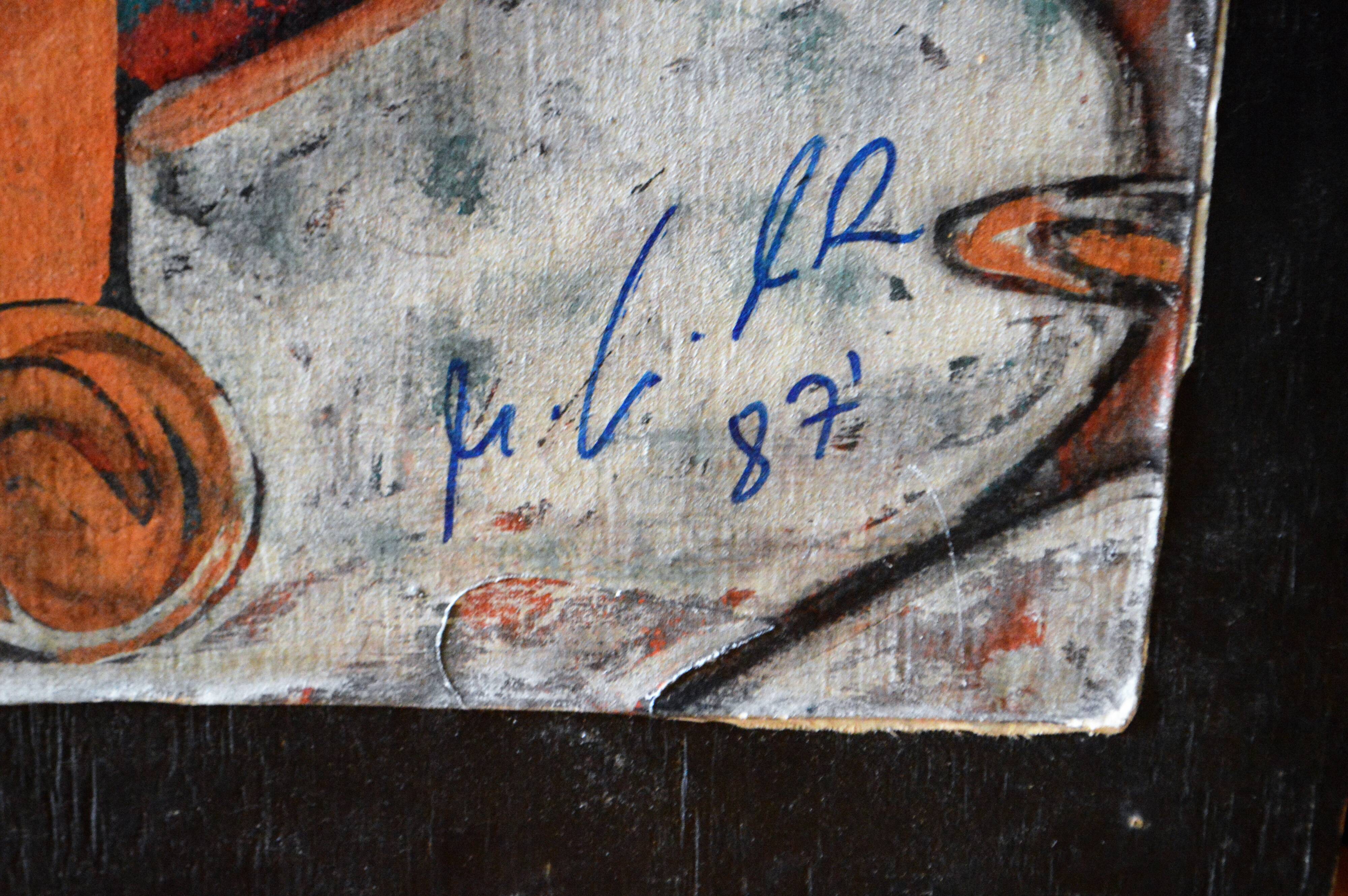 Painting on canvas german