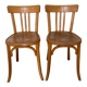 Pair of Baumann bistro chairs