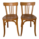 Pair of Baumann bistro chairs