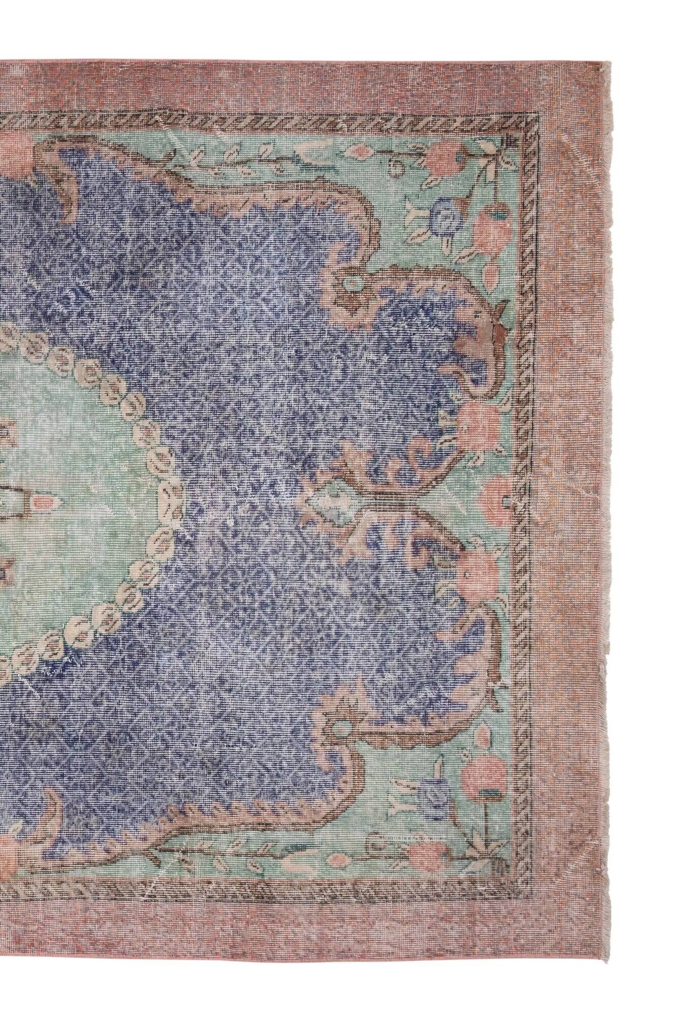 Vintage Turkish Oushak rug 192x304 cm