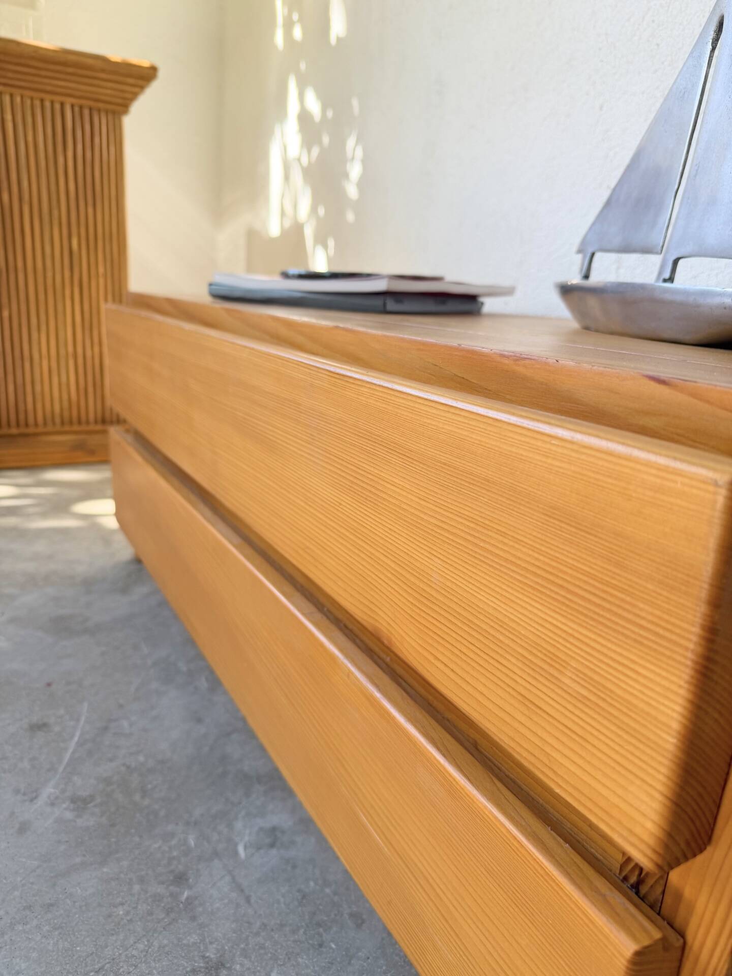 Bedside cabinet pine Maison Regain