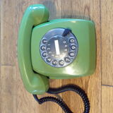 Vintage German green dial phone