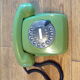 Vintage German green dial phone
