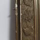 Large antique mirror Napoleon III style Louis XVI gilded stucco wood 19th century 120x85