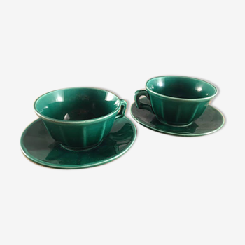 Cups for espresso and saucers Duet