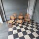 Série de 6 chaises style scandinave