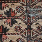 Ancient afghan baluch handmade carpet 90cm x 146cm 1900s, 1c529
