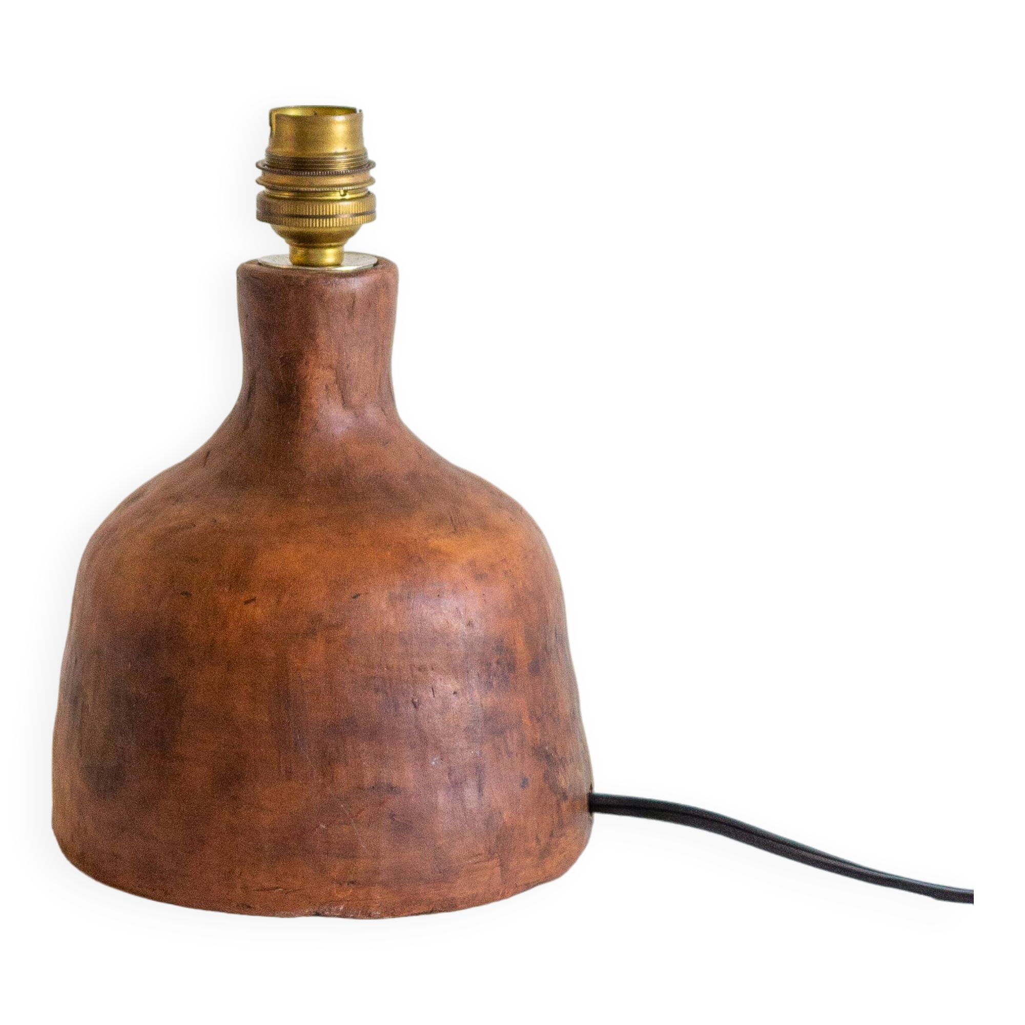 Terracotta lamp base, 50s/60s