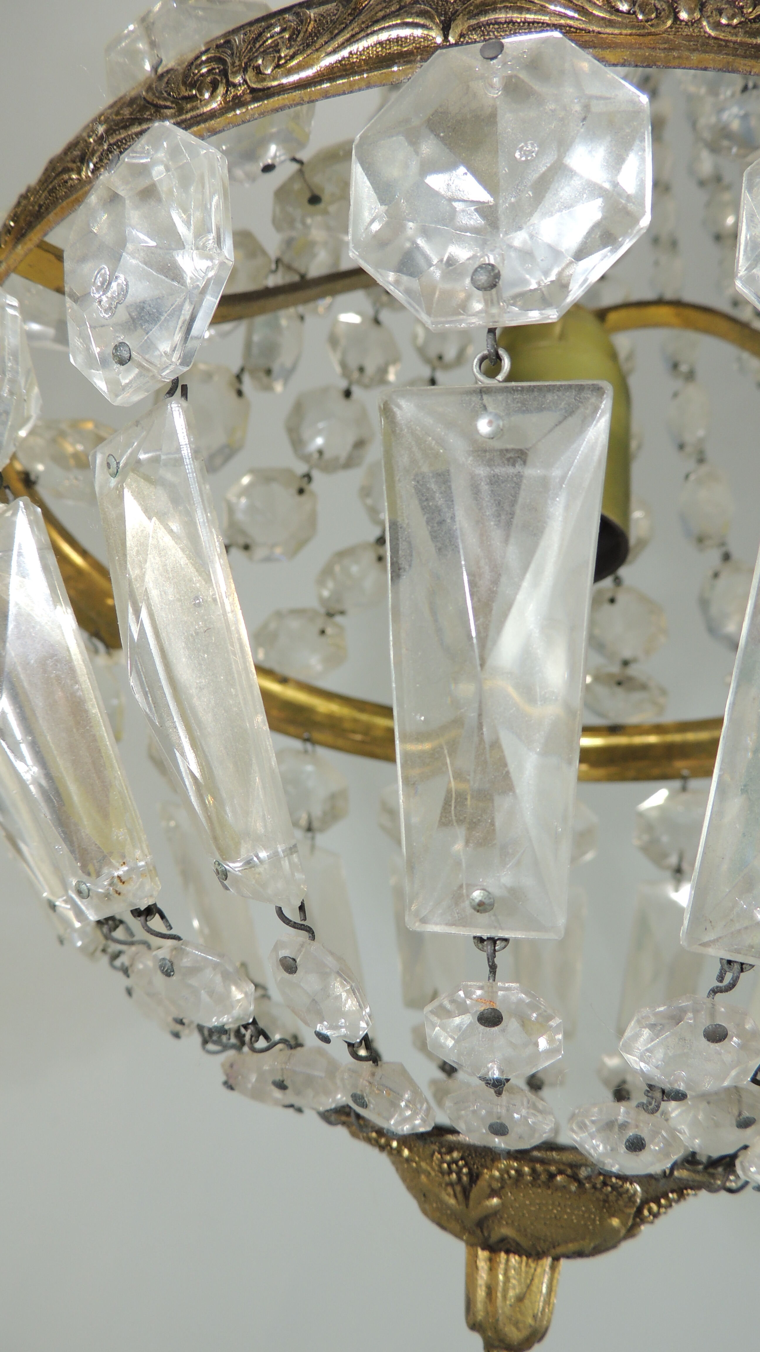 Old hot air balloon chandelier