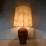 Rattan lamp and silk paint