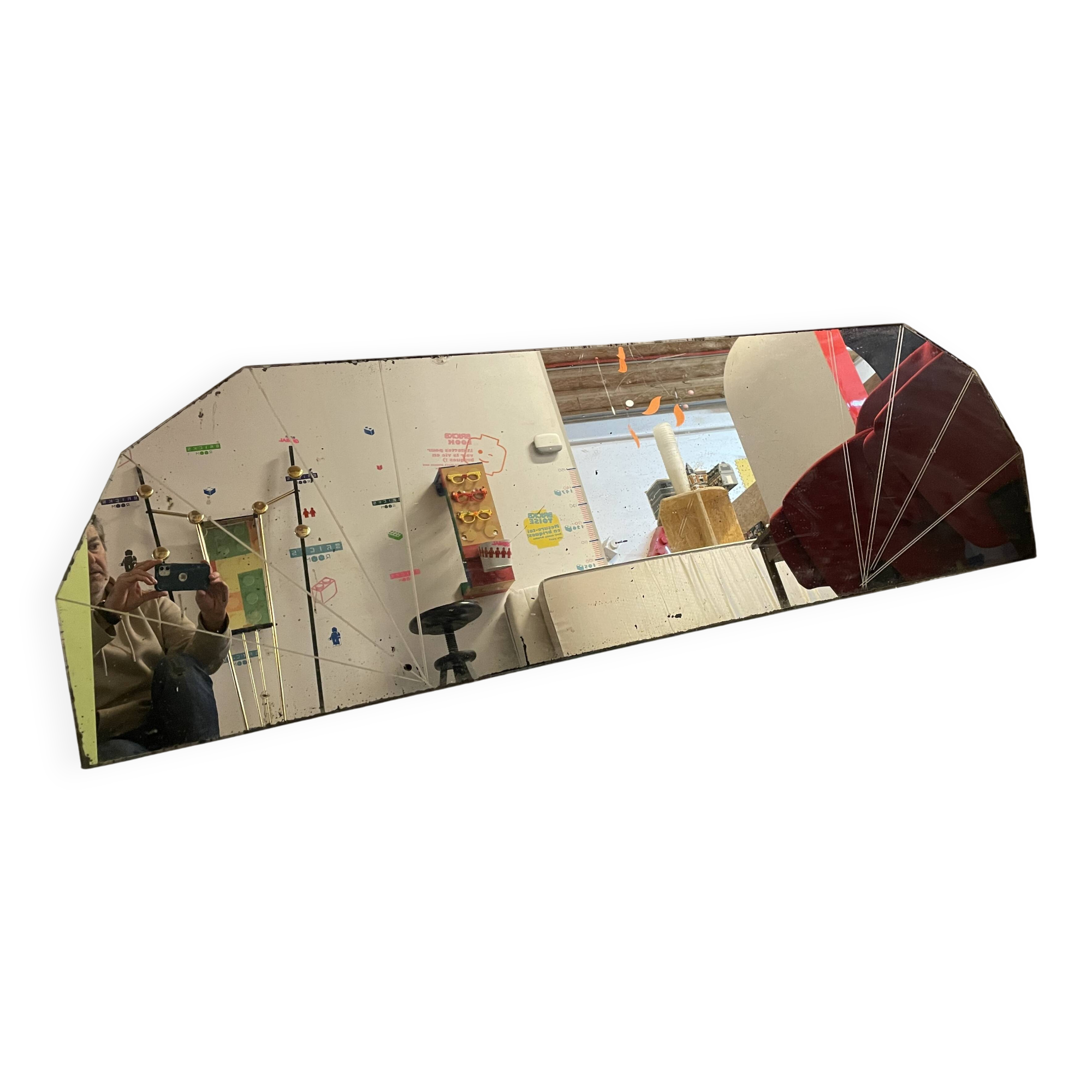 Vintage art deco mirror