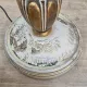 Antique Japanese handpainted floorlight white and gold (new shade)