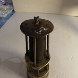 Brass miner's lamp Achille André La Louvière
