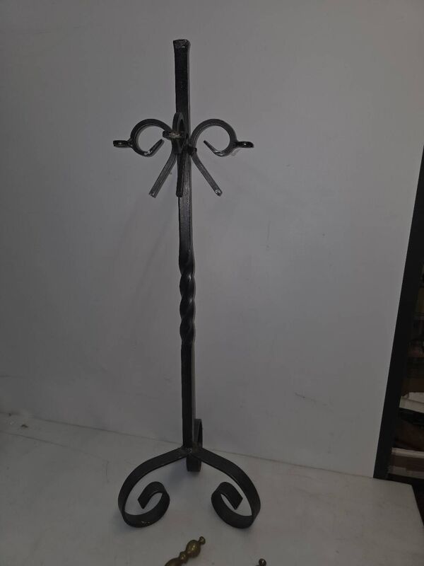 Nécessaire de foyer de cheminée en fer forgé