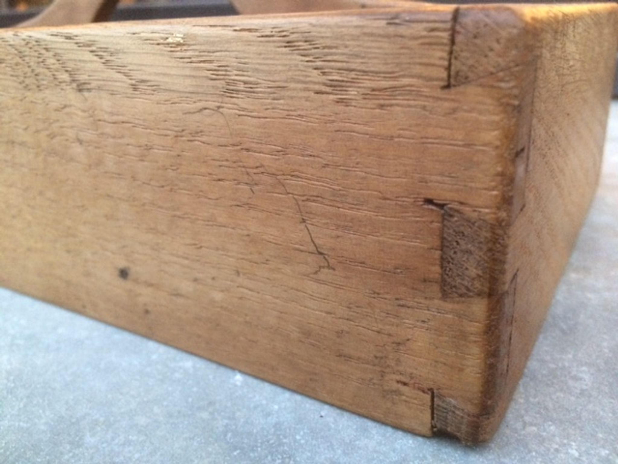 Vintage wooden tool locker or office case