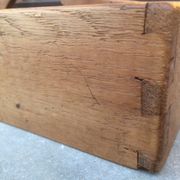 Vintage wooden tool locker or office case