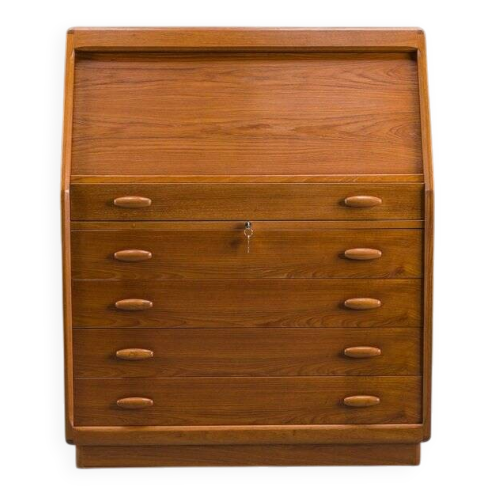 Mid-century modern teak secretary from Dyrlund, Denmark, 1960s