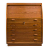 Mid-century modern teak secretary from Dyrlund, Denmark, 1960s