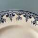 Set of 12 flat plates Terre de Fer L.G "Rouen" XIX