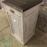 Old bedside painted oak 1920